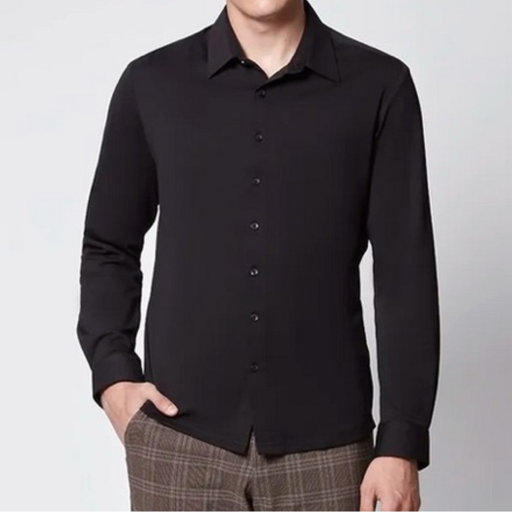 Projet Raw Men's Black Stretch Shirt
